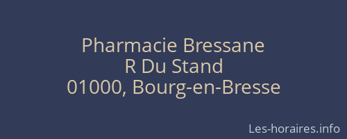 Pharmacie Bressane