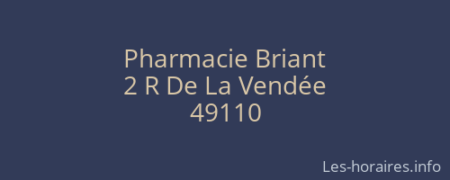 Pharmacie Briant