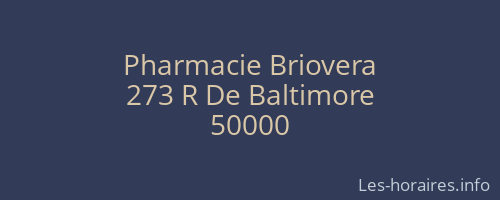 Pharmacie Briovera