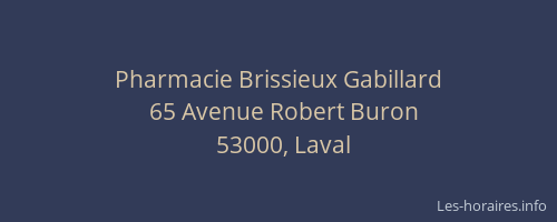 Pharmacie Brissieux Gabillard
