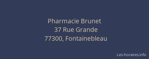 Pharmacie Brunet