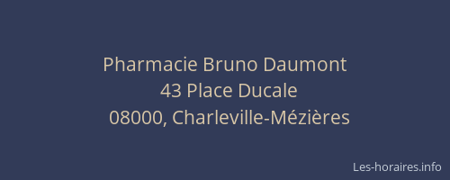 Pharmacie Bruno Daumont