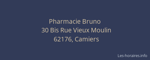 Pharmacie Bruno