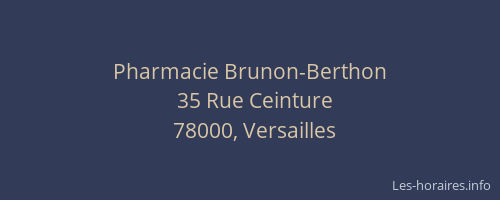 Pharmacie Brunon-Berthon