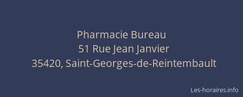 Pharmacie Bureau