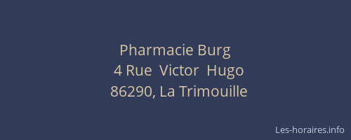 Pharmacie Burg