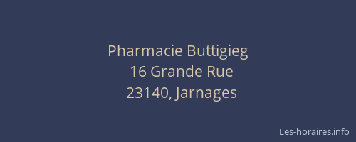 Pharmacie Buttigieg