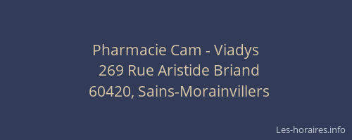 Pharmacie Cam - Viadys