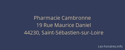 Pharmacie Cambronne