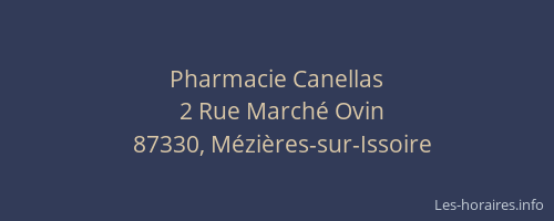 Pharmacie Canellas
