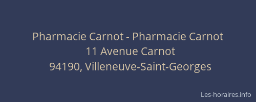 Pharmacie Carnot - Pharmacie Carnot