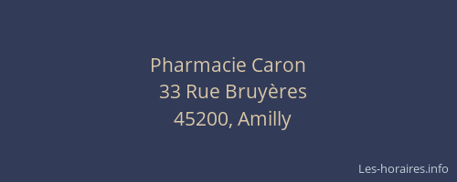 Pharmacie Caron