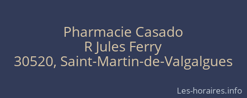 Pharmacie Casado