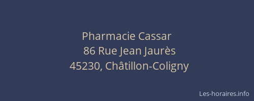 Pharmacie Cassar