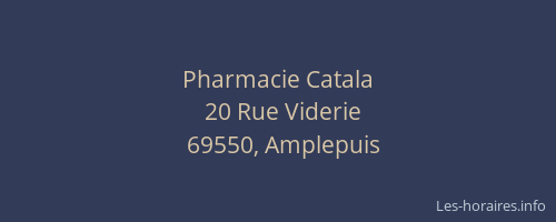 Pharmacie Catala