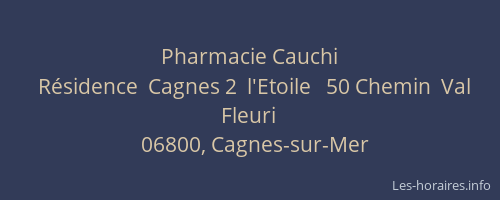 Pharmacie Cauchi