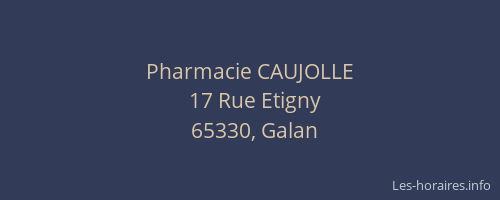 Pharmacie CAUJOLLE