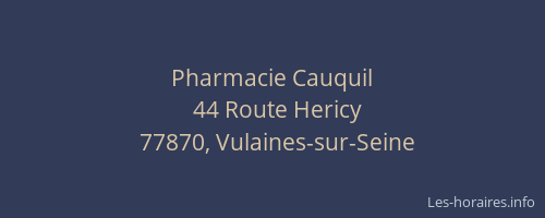 Pharmacie Cauquil