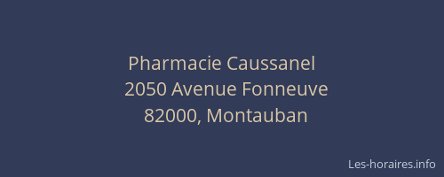 Pharmacie Caussanel