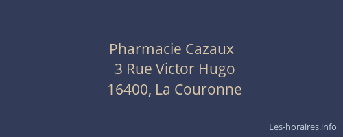 Pharmacie Cazaux