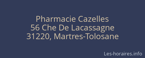 Pharmacie Cazelles