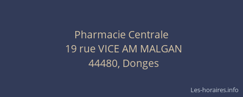 Pharmacie Centrale