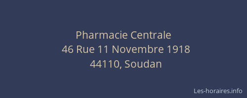 Pharmacie Centrale