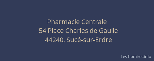 Pharmacie Centrale