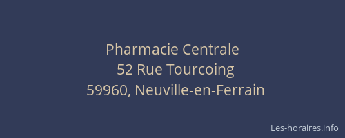Pharmacie Centrale