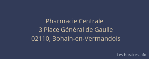 Pharmacie Centrale
