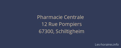 Pharmacie Centrale