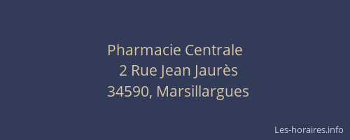 Pharmacie Centrale