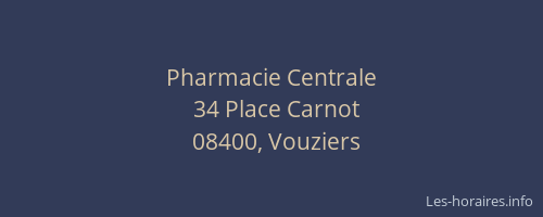 Pharmacie Centrale