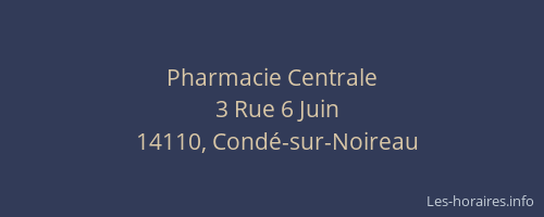 Pharmacie Centrale