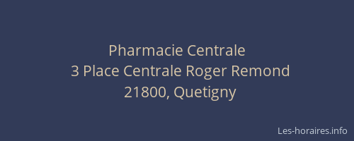 Pharmacie Centrale