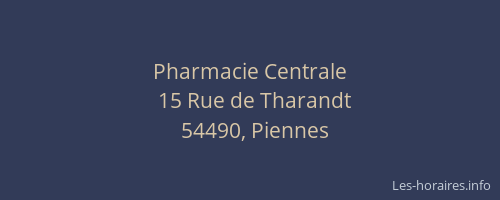 Pharmacie Centrale