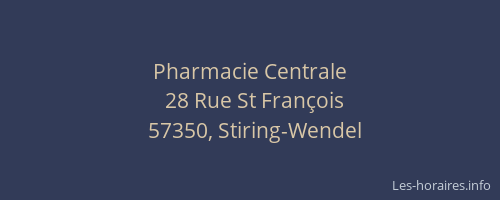 Pharmacie Centrale