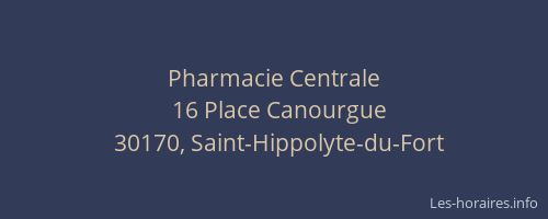 Pharmacie Centrale