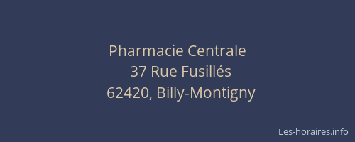 Pharmacie Centrale
