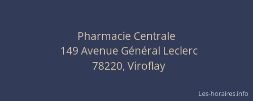 Pharmacie Centrale