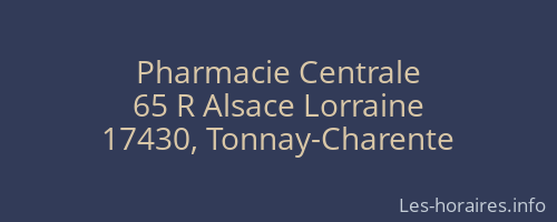 Pharmacie Centrale