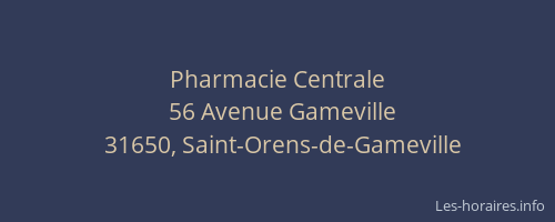 Pharmacie Centrale