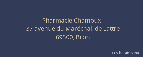 Pharmacie Chamoux