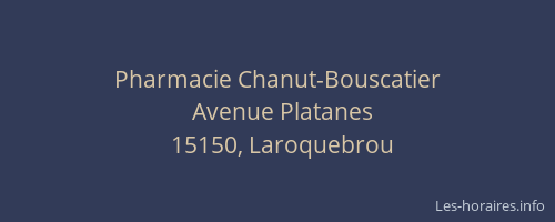 Pharmacie Chanut-Bouscatier