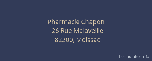 Pharmacie Chapon