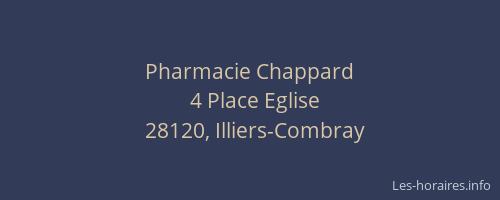 Pharmacie Chappard