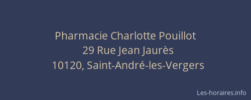 Pharmacie Charlotte Pouillot