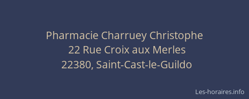 Pharmacie Charruey Christophe