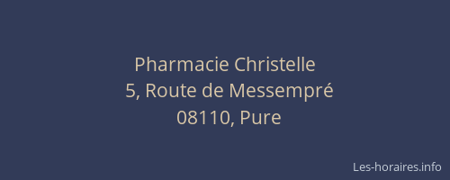 Pharmacie Christelle