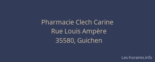 Pharmacie Clech Carine